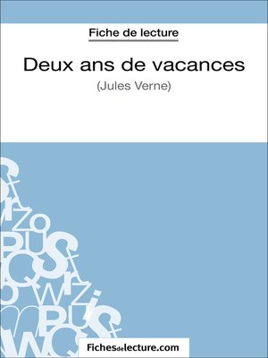 cover image of Deux ans de vacances de Jules Verne (Fiche de lecture)